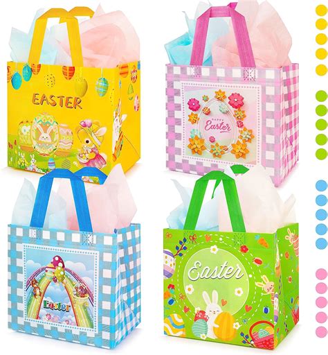 spring themed gift bags